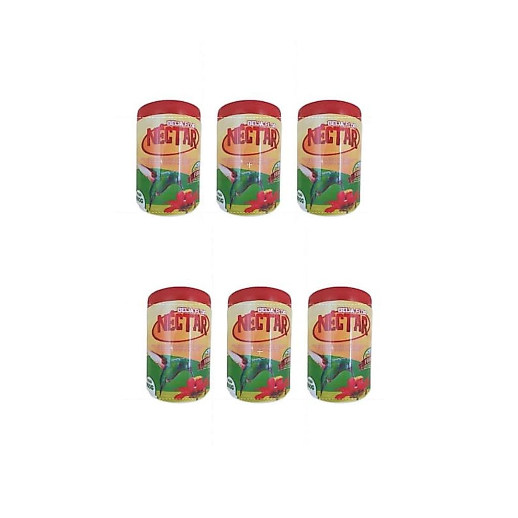 🐦 KIT COM 6 NÉCTARES PARA BEIJA-FLOR – ALIMENTO COMPLETO PARA AVES SILVESTRES