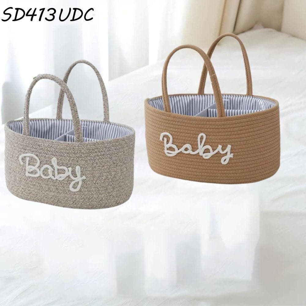 Bolsa De Armazenamento De Fraldas SUNDANCE , Multifuncional Para Mamãe Com Corda De Algodão , Caixa Bebês Compartimento