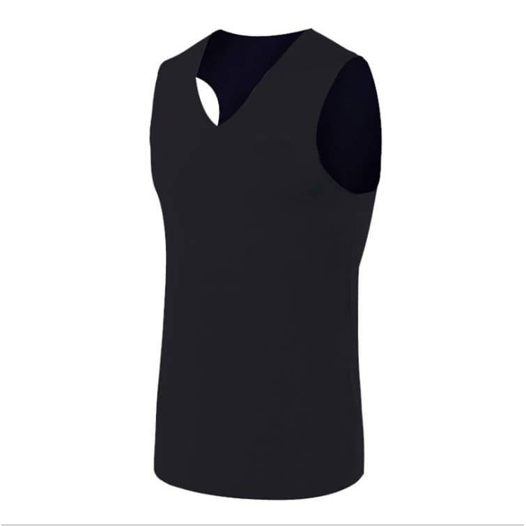 Colete térmico masculino de veludo alemão, dupla face, sem costura, camisa de fundo, corte formal, roupa íntima escovada