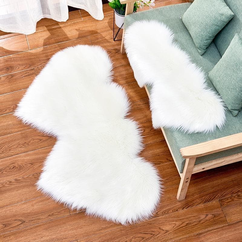Além de tapete de pelúcia quarto cabeceira Bay janela tapete amor decoração bonito estilo feminino almofada de cabelo qu