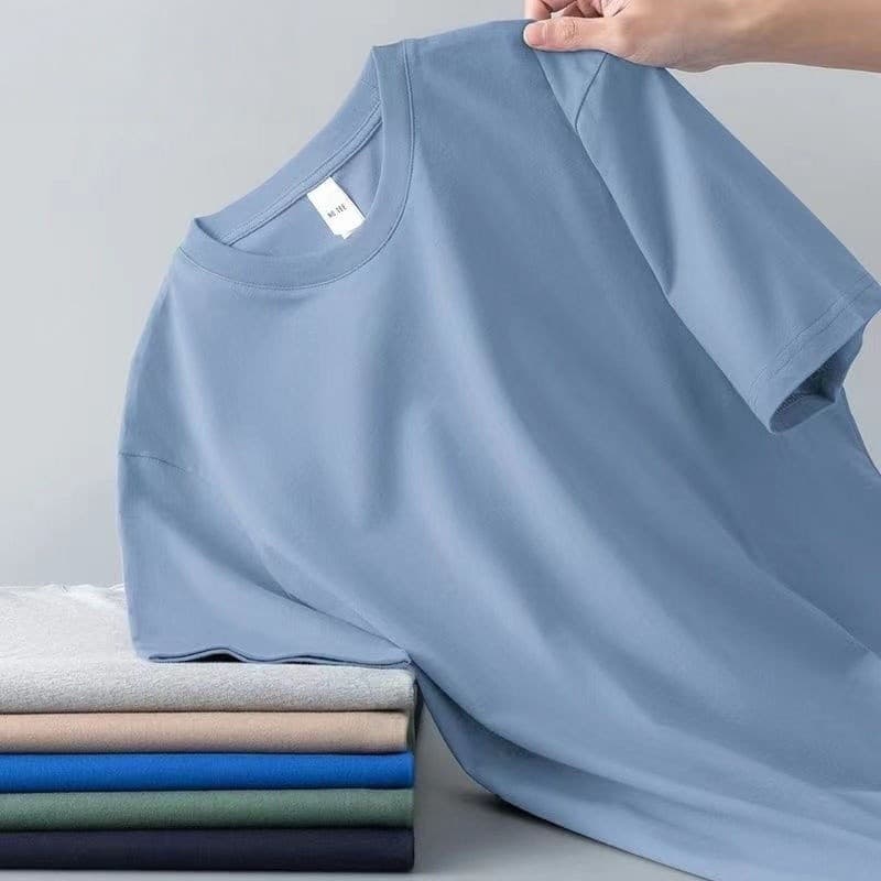 Camiseta de manga curta masculina feminina mesmo estilo 2025 verão novo estilo meia manga solta tamanho grande t @