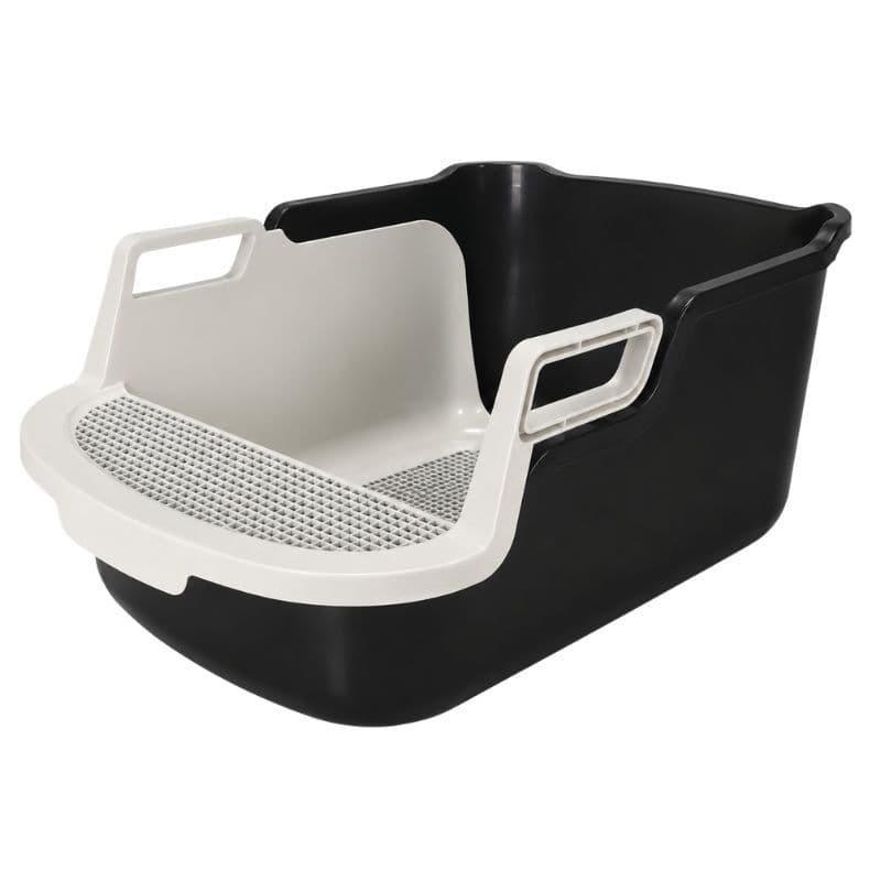 Caixa Areia Grande Alta Funda Gatos Adulto Pet Banheiro Sanitario Bandeja Furbox