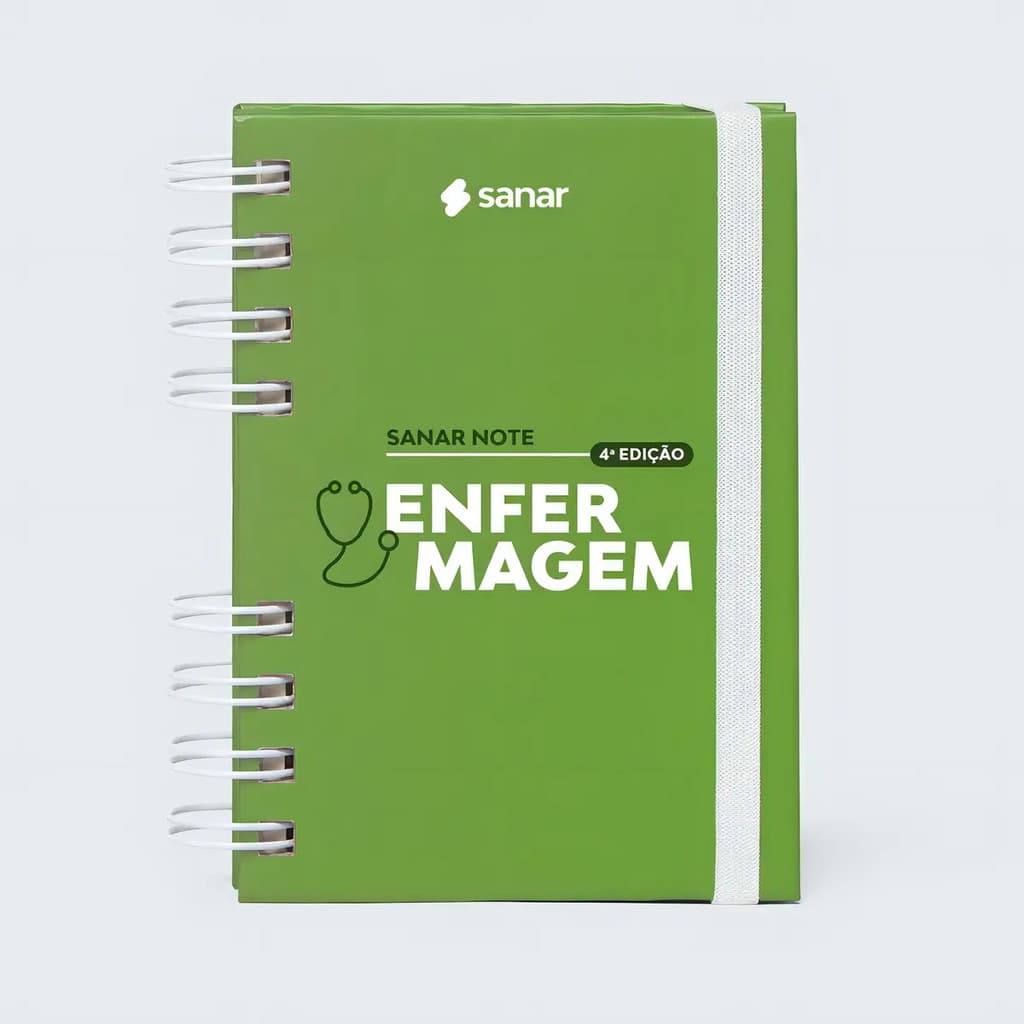 Sanar Note Enfermagem 4a Edição: Sanar Note, De Editora Sanar Saúde. 4, Vol. 1. Editorial Sanar Saúde, Capa Dura