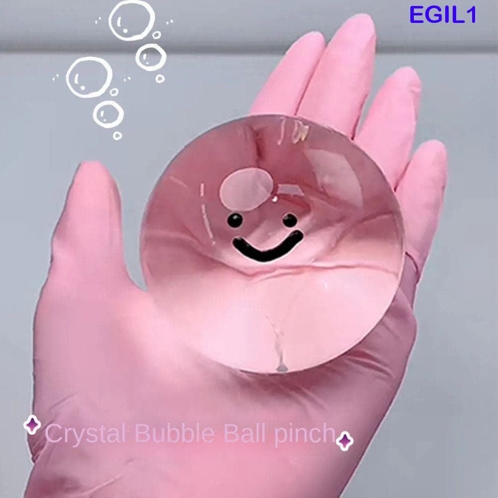 EGIL1 Brinquedo De Pinça De Bola De Água , Cristal TPR De Simulação Transparente , Bolha Realista