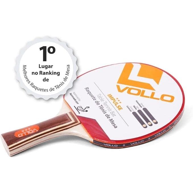Raquete Tênis de Mesa Ping Pong Impulse ITTF Vollo