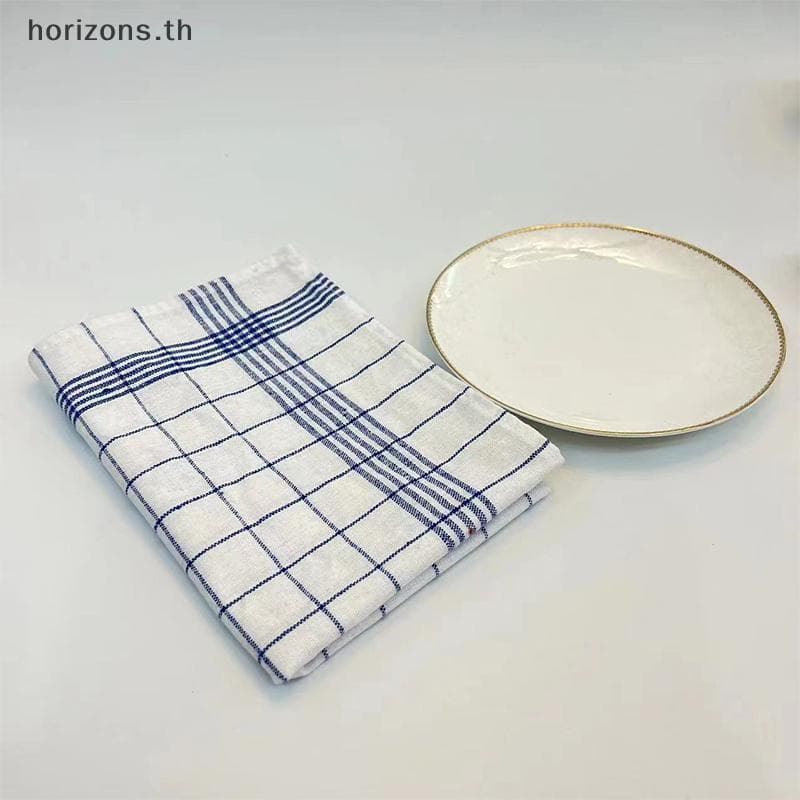[B & H] Pano De Guardanapo Xadrez Vermelho E Azul Estilo Ins Jogo Americano Adereços De Tiro De Comida { th }