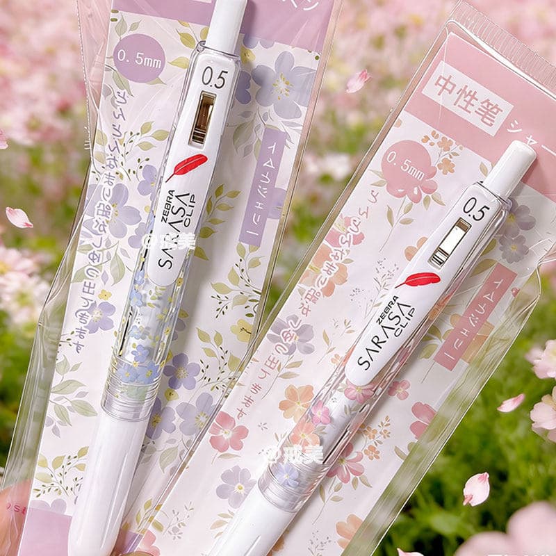 Japão japão zebra zebra JJ99 flor pena imprensa Gel caneta DIY estilo flor menina coração JJ15 flor francesa limitada ca