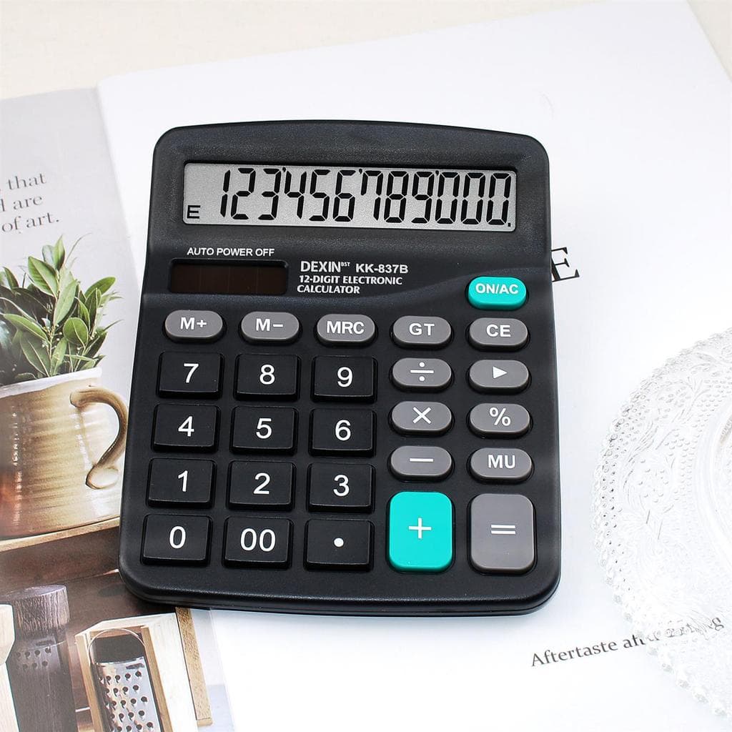 DEXIN KK-837B Desktop Desktop Calculadora 12 bits Escritório Financeiro Dedicado Preço de fábrica Vendas diretas