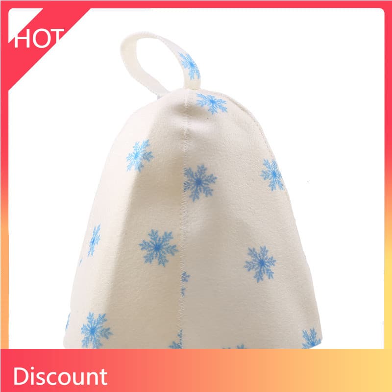 AY8M-1pc Proteção De Cabeça De Feltro Banho Anti Calor Tamanho Livre Touca De Estilo Russo Chapéu De Sauna