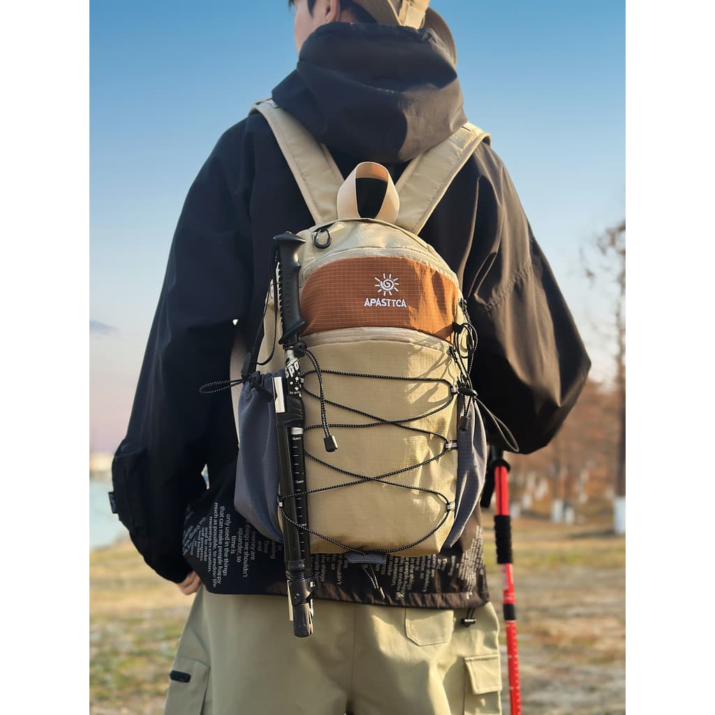 Bolsa de caminhada ao ar livre unissex lazer esportes mochila caminhadas saco de viagem multifuncional armazenamento peq