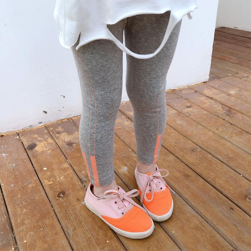 Meninas Leggings estilo fino primavera outono roupas crianças fino-ajuste exterior usar calças compridas moda bebê calça
