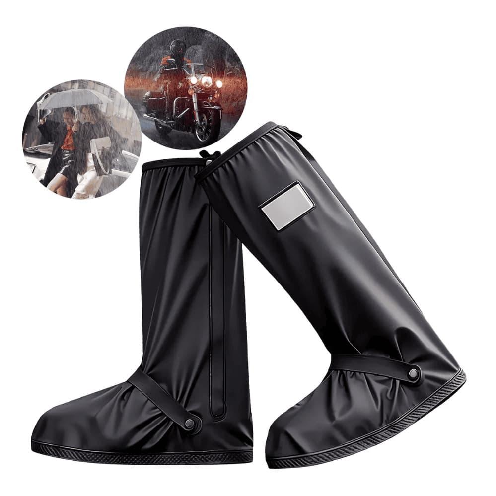 Bota Impermeavel Capa Chuva Motociclista Silicone Protetor