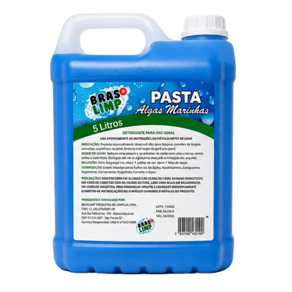 Limpador Perfumado Pasta Pinho Gel Limpeza Concentrada Pasta Algas Marinhas