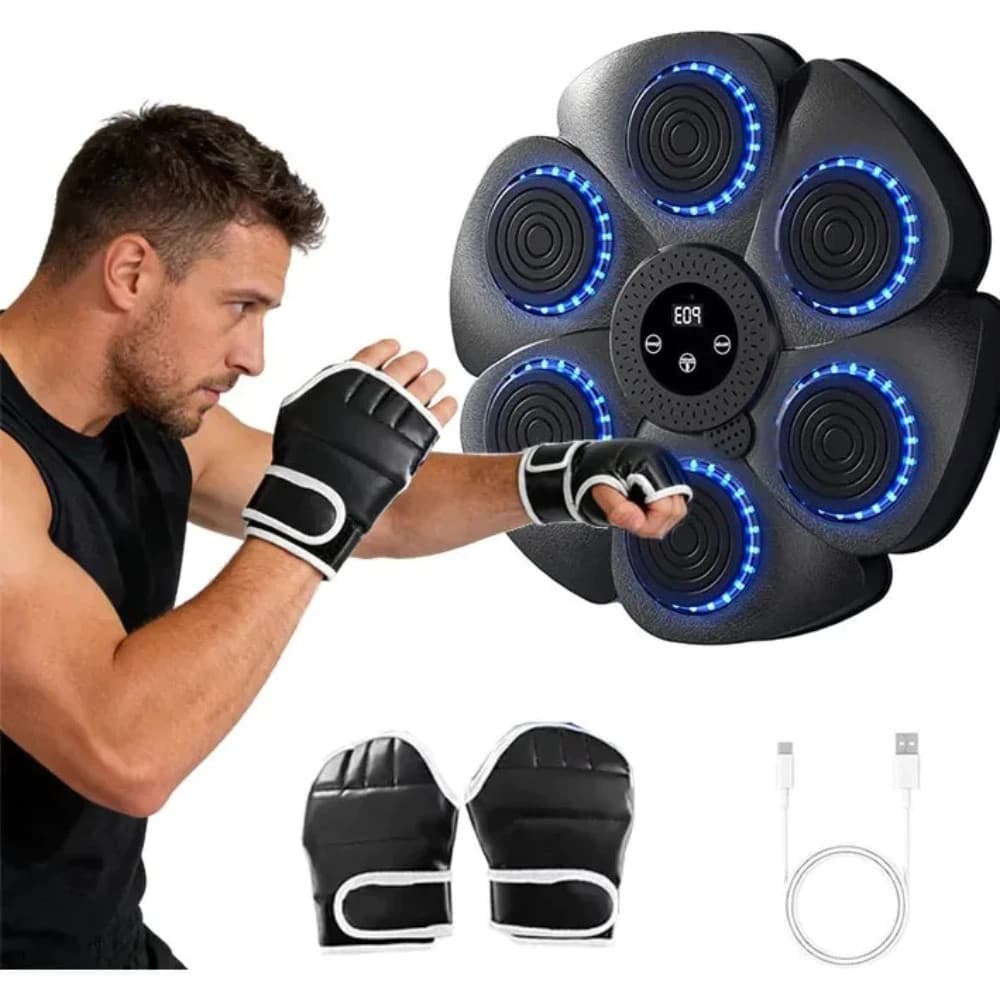 Máquina de Boxe Inteligente com Música Bluetooth Anti-Stress TYMS