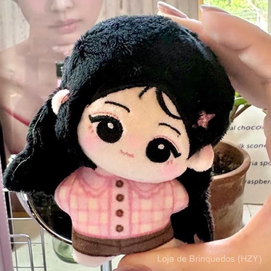 Boneca de Pelúcia BLACKPINK 10cm Ruby Jennie JISOO ROSÉ Brinquedo Macio COS Fantasia para Crianças e Adultos 3PHZ