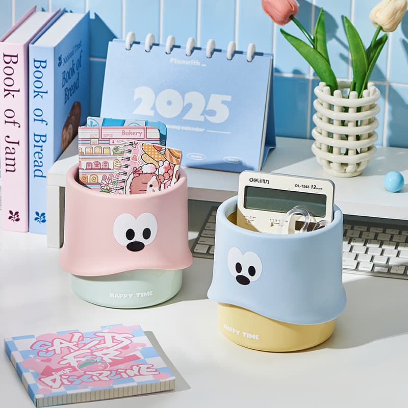 Lixeira de Mesa Fofa Mini para Escritório, Dormitório, Cozinha, Quarto, Sala de Estar, Sem Tampa, Nova, Cesto de Lixo Do