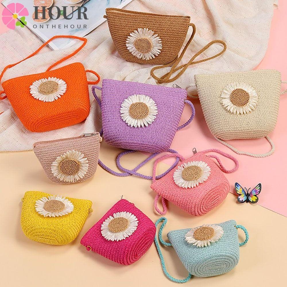 Bolsa De Palha HOUR , Artesanal Em Formato De Concha Praia De Verão Para Mulheres