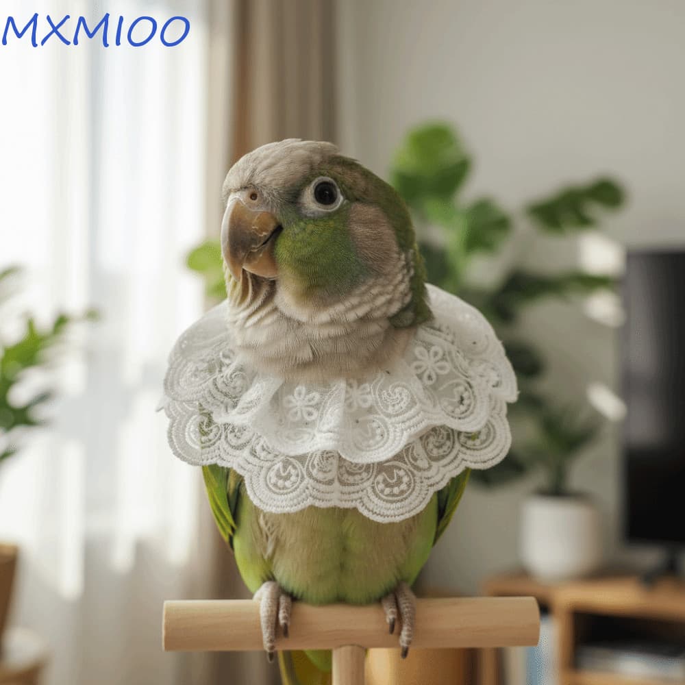MXMIOO Vestido Pequeno Para Animais De Estimação , Saia De Renda De Malha Macia Feita À Mão DIY , Pérola Falsa , Leve ,