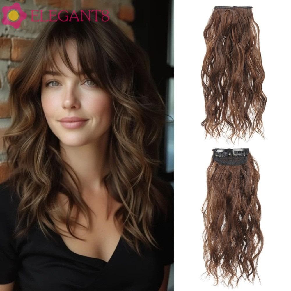 Almofada De Ondulação De Onda De Água AELEGANT , Grampo De Cabelo Sintético , Extensão