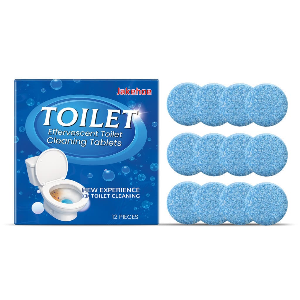 Pastilhas de Limpeza para Vaso Sanitário Jakehoe para Uso Doméstico Diário, Pastilhas de Limpeza e Desincrustação para V