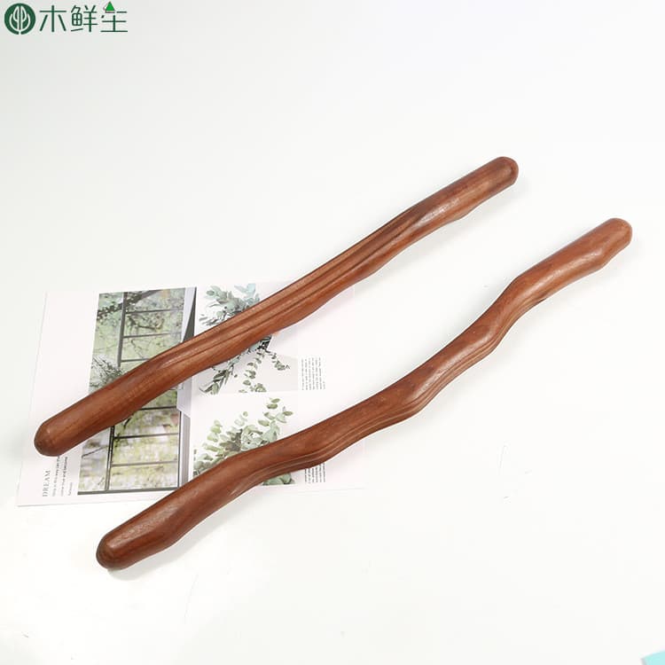 Carbonizado Gua Sha vara rolo massagem meridiano saúde vara salão de beleza família Universal rolo fisioterapia