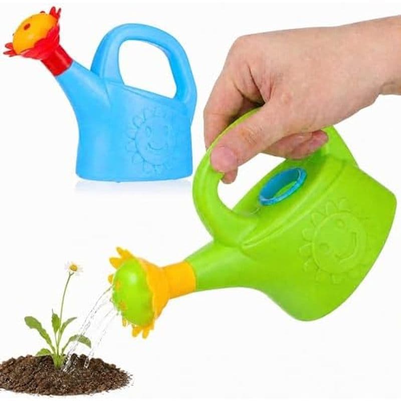 2 Peças De Brinquedos Para Regador Infantil , Mini De Plástico , Vaso De Água Flores De Jardim De Casa De Brincar Crianç