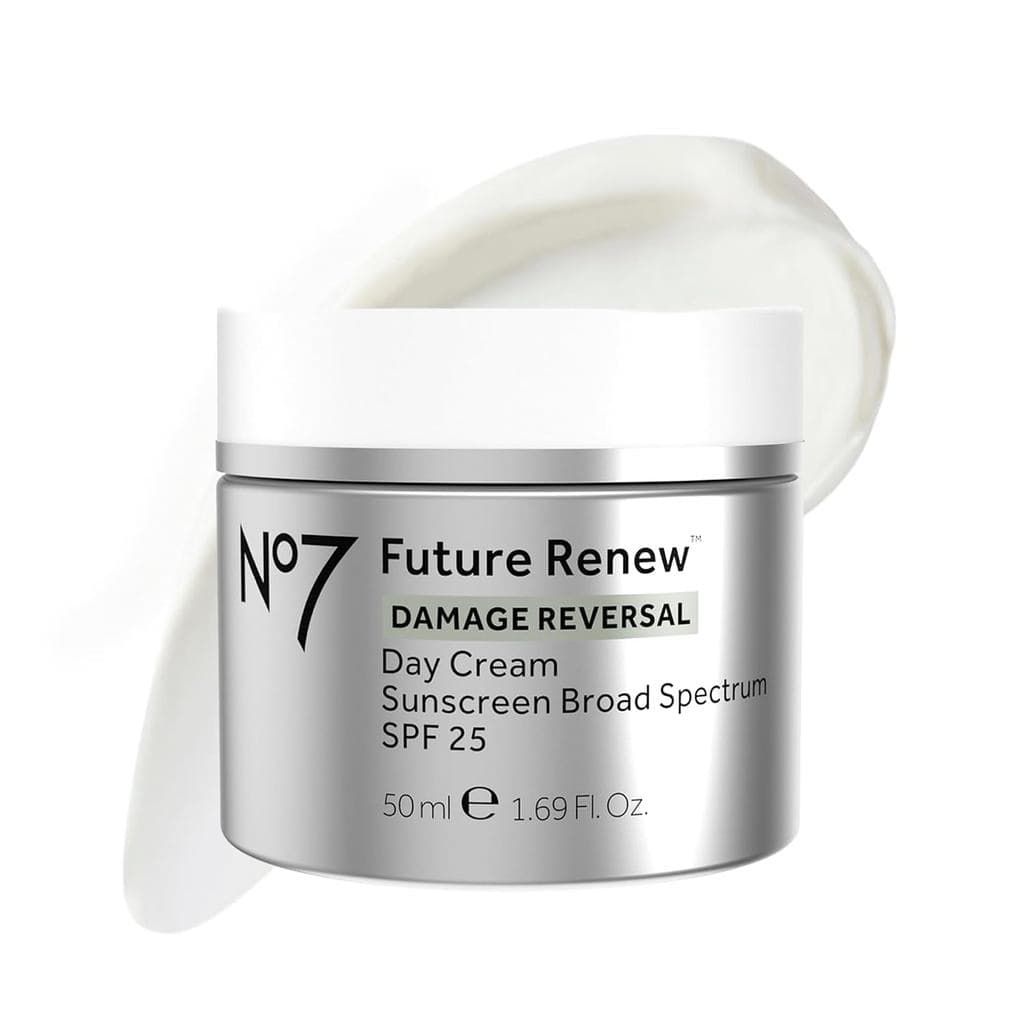 No7 Future Renew Repair Creme Facial Antirrugas com FPS 25 – Hidratante Facial Antienvelhecimento com Efeito Firmador da