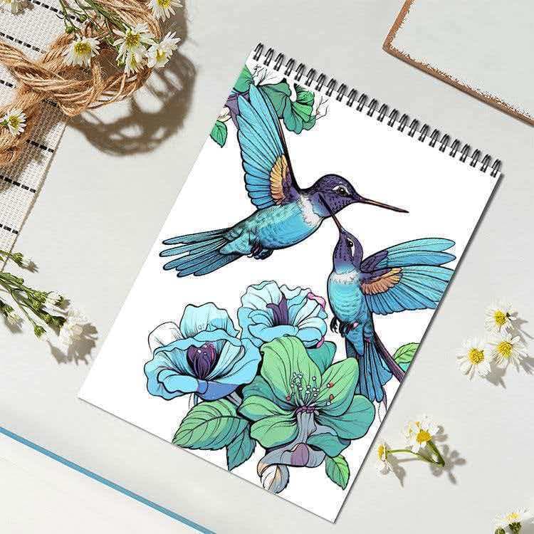 Livro De Colorir DIY Para Adultos E Crianças , Atividade De Arte Relaxante Bloco De Desenho Criativo , Doodle Alívio Do