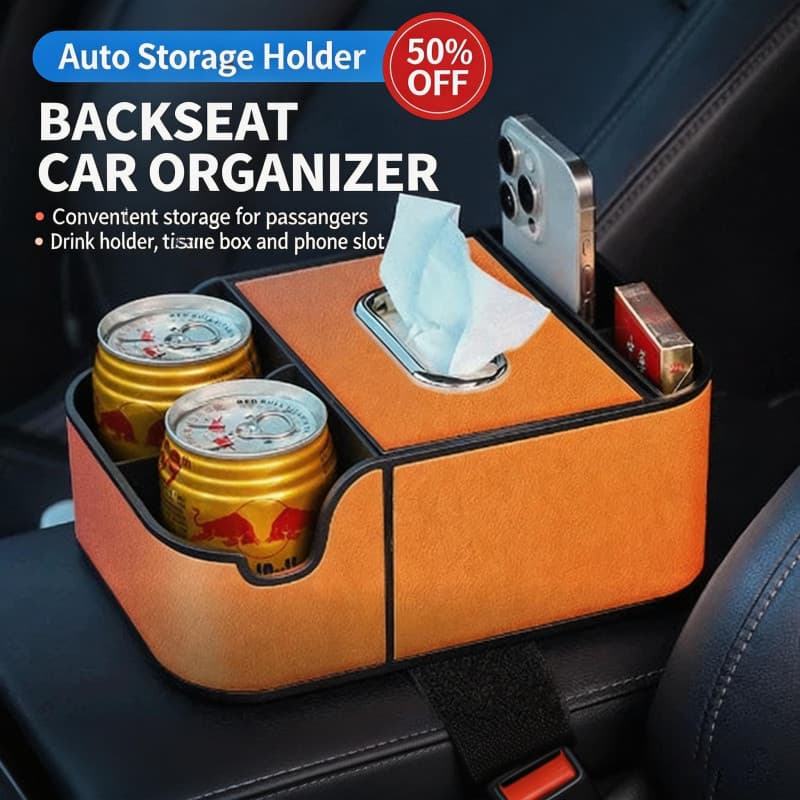 Estojo De Armazenamento Multifuncional Universal Para Apoio De Braço De Carro Design De Caixa De Tecido Embutido Console