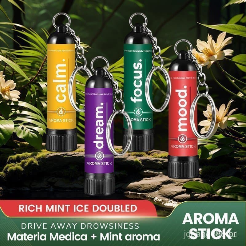 Bastão refrescante e desobstrutor nasal, inalador nasal com óleo refrescante.