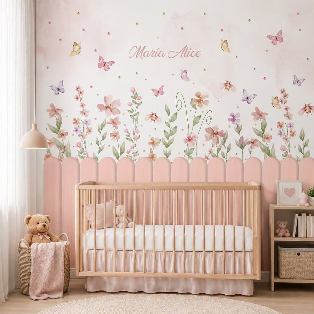 PAPEL DE PAREDE ADESIVO AUTOCOLANTE PERSONALIZADO INFANTIL