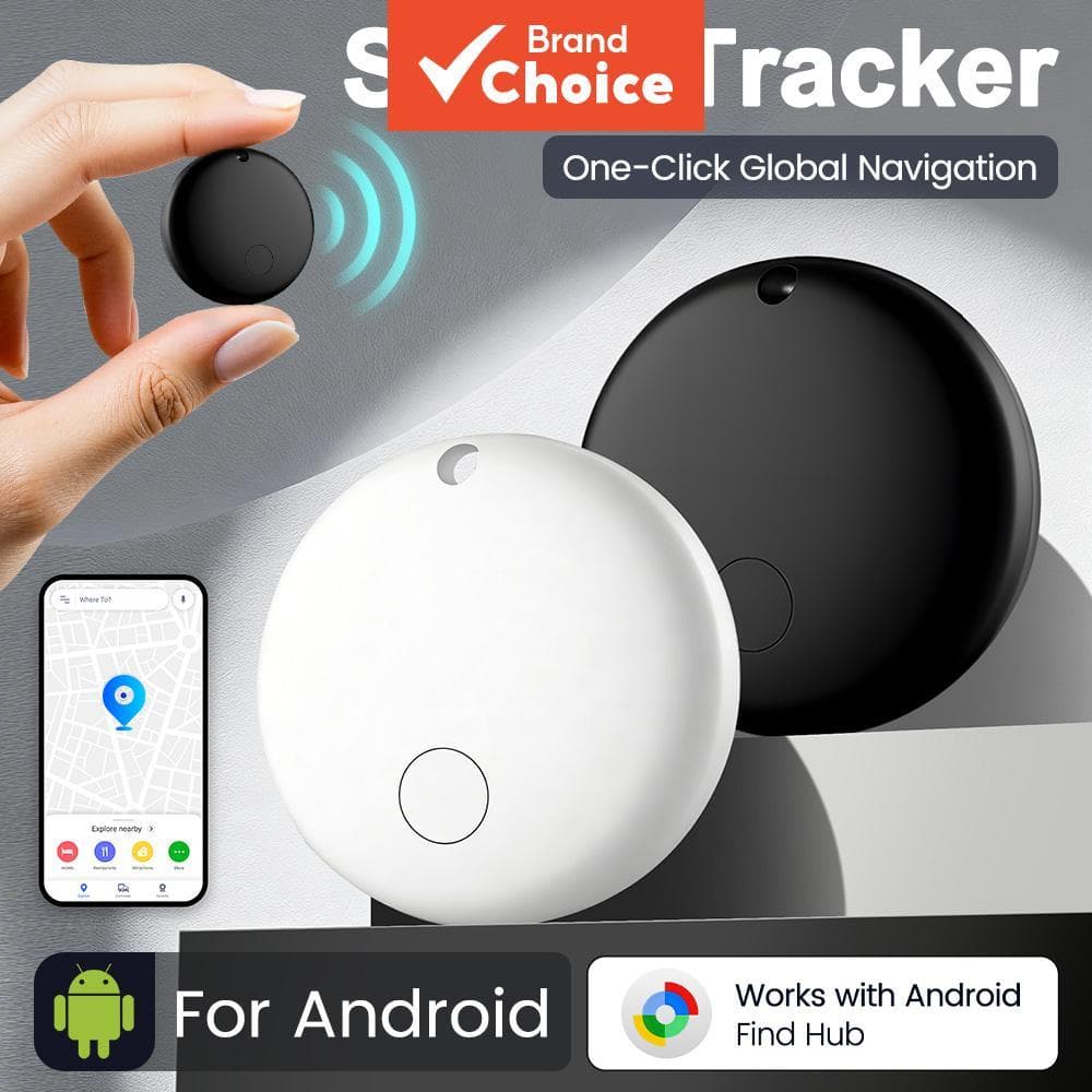 Conexão Bluetooth 2Pçs Rastreador GPS Mini Tag Localizador Inteligente para Chaves para Android Google