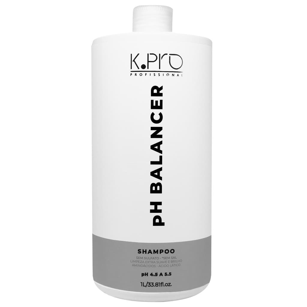 K.pro Ph Balancer Shampoo Limpeza Brilho Maciez Sem Sal 1l