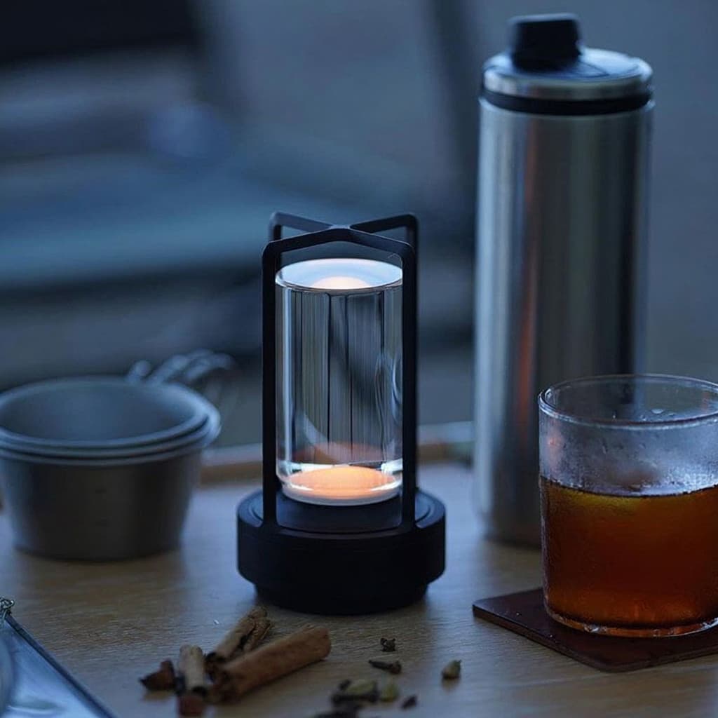 Candeeiro de mesa toque ao ar livre carregamento USB luz acampamento LED atmosfera decorativa luz quarto cabeceira luz l