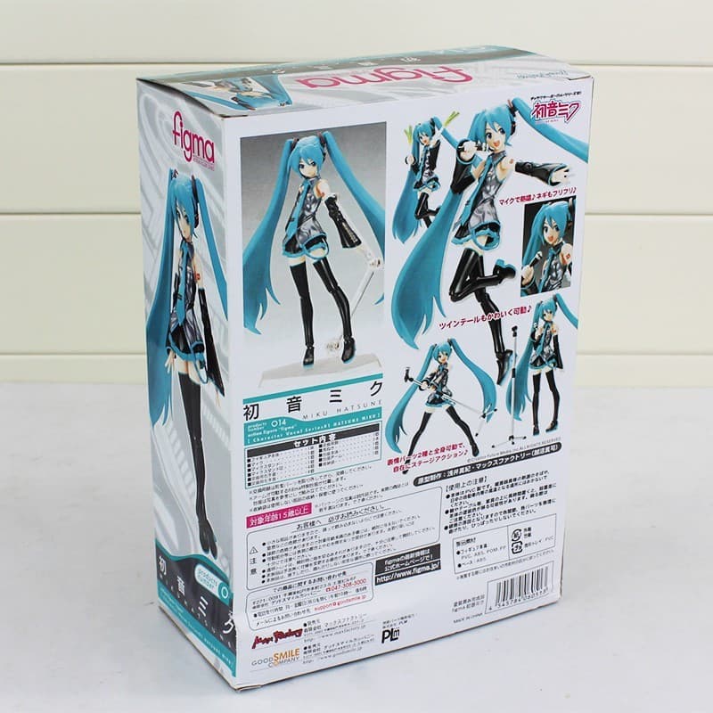 Figura de Anime Móvel de 15cm Hatsune Miku Figma 014 Modelo Figura Brinquedo de PVC BLGJ KQCW