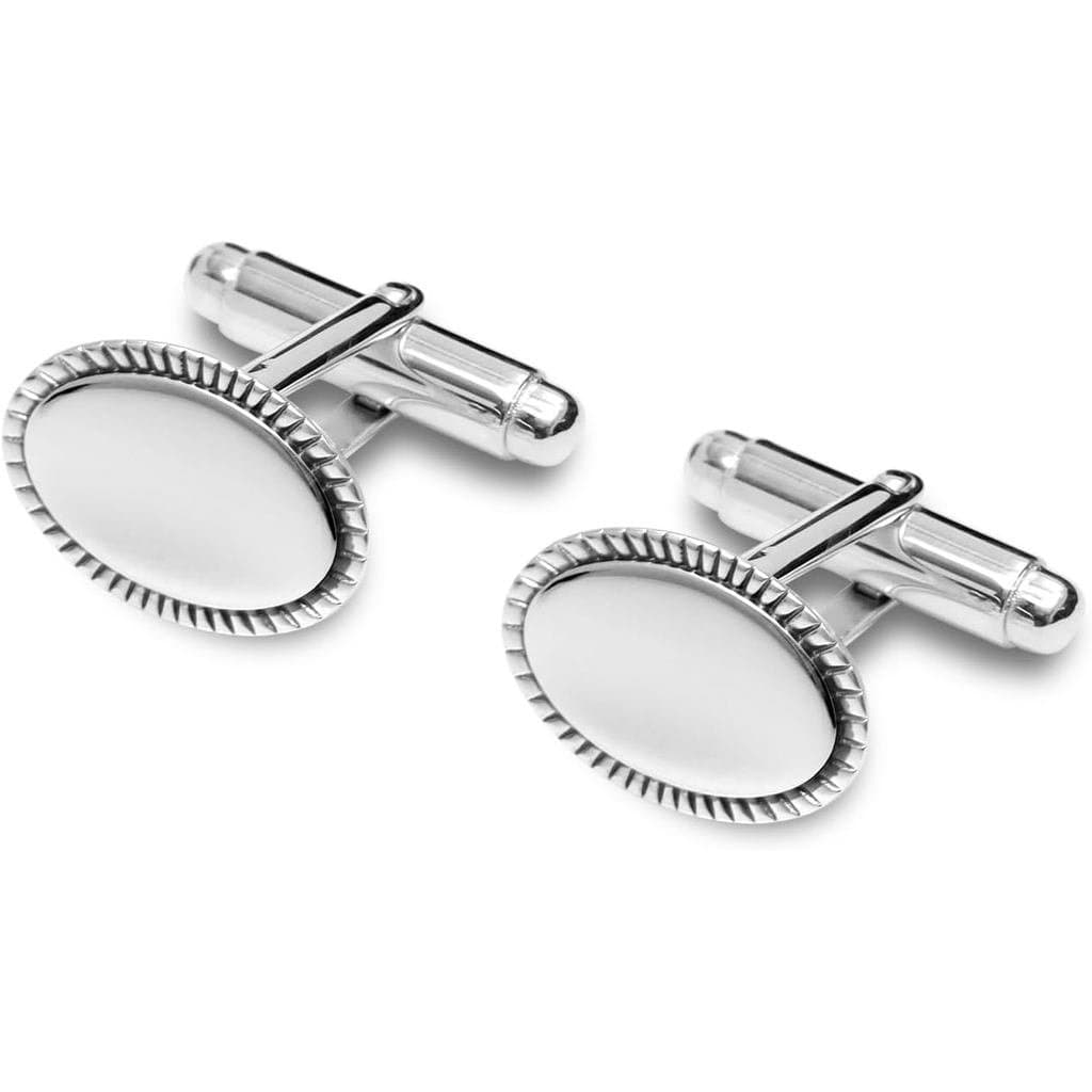 Abotoaduras LeCalla em Prata Esterlina 925 para Homens |   Abotoaduras de Casamento para Noivos |   Acessórios para Cami