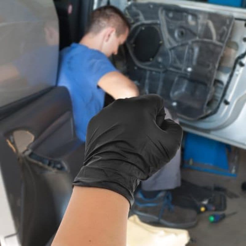 Luvas Mecânicas De Borracha Antiderrapantes Multifuncionais De Manutenção Automotiva 3 Pares Para Trabalhos De Reparo E