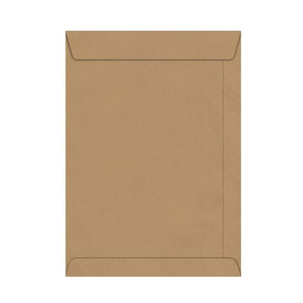 Envelope de Papel Kraft Natural Meio Ofício 185X248 80G