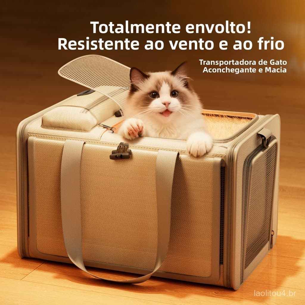 Gato saco grande capacidade dobrável pet trole caso para fora portátil respirável portátil pet dobrável caixa