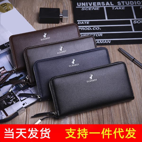 | 【carteira masculina couro】 | carteira masculina pequena carteira masculina original ♤Carteira masculina longa bolsa de