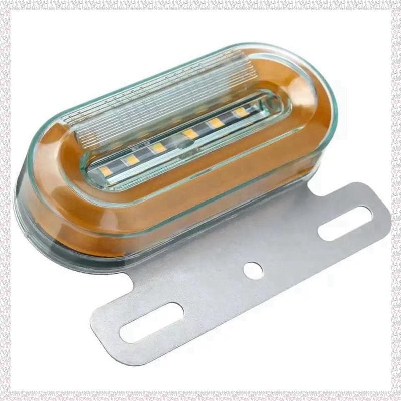 (Ogl) Luzes De Folga Do Trailer 24V LED Luz Lateral Marcadora Para Caminhão RV Indicador De Sinal De Mudança De Direção