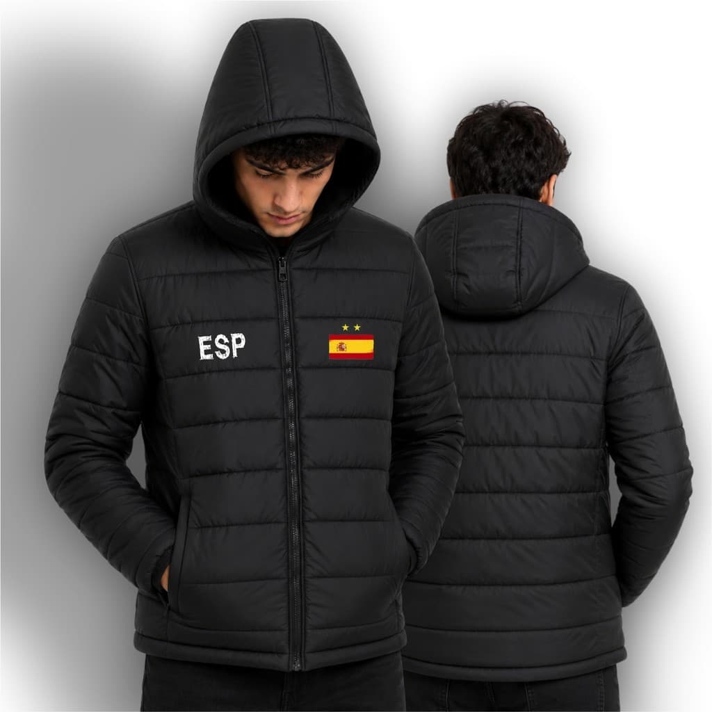 Jaqueta Bobojaco ESP 01 Casaco Gominho Unissex Capuz Removível Impermeável Puffer Inverno Frio