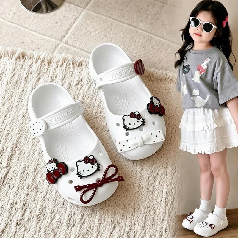Ballet buraco sapatos meninas 2026 verão venda quente crianças Mary Jane sandálias de sola macia antiderrapante meninas