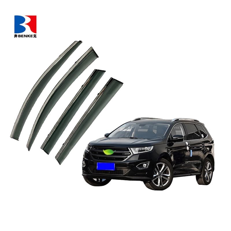 premium-Vent Shade Sun Rain Guards Para FORD EDGE 2015-2018 Viseiras De Janela Lateral Defletores De Vento