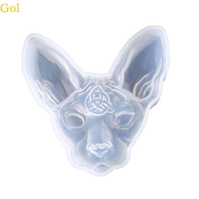 Resina Epóxi Dos Desenhos Animados Para Lista Gatos Molde Silicone Beleza Pingente Casa Adequado Mul