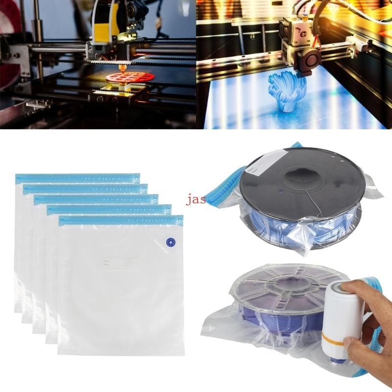 Solução Armazenamento A Vácuo Profissional Sacos Para Filamentos Impressão 3D Elétrica Reutilizáv