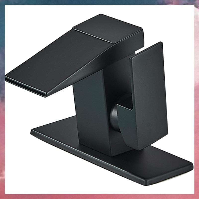 (Rjqx) Torneira Para Pia Com Display Digital LED Torneiras Cascata Lavatório Temperatura De Água Quente/Fria Misturador