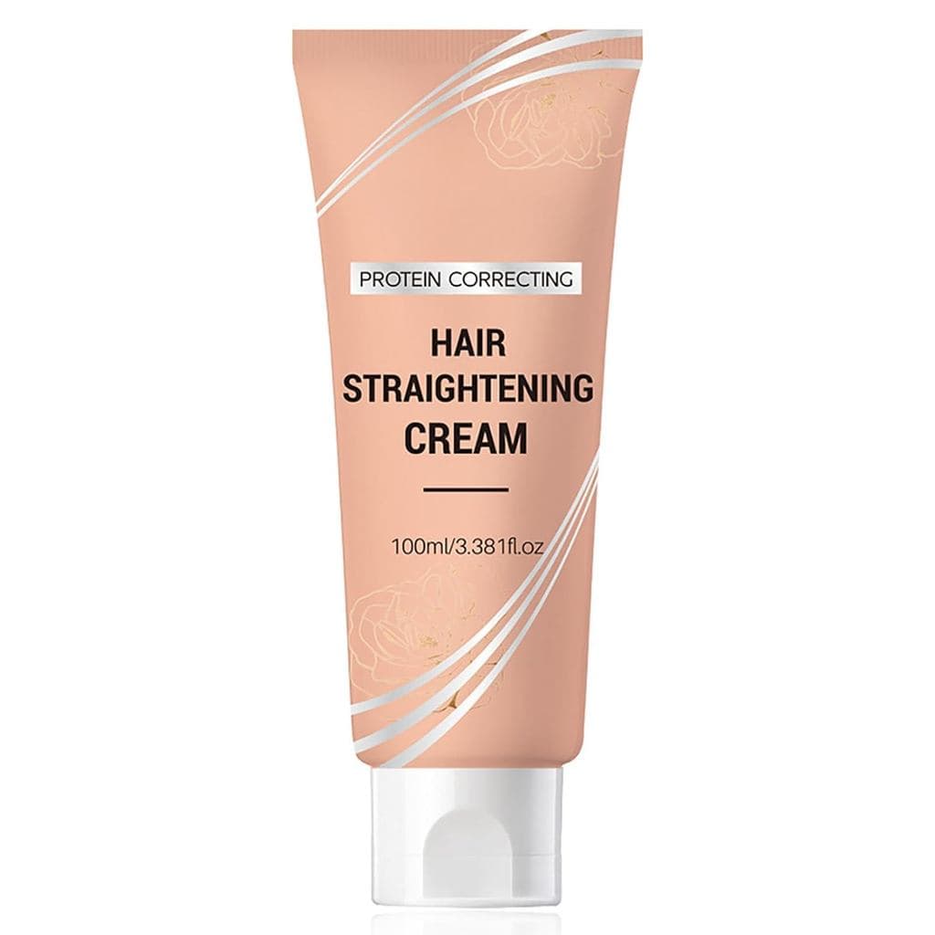 Creme Alisador de Cabelo, Creme Capilar com Proteína para Correção e Redução de Frizz Usado com Alisador de Cabelo, Másc