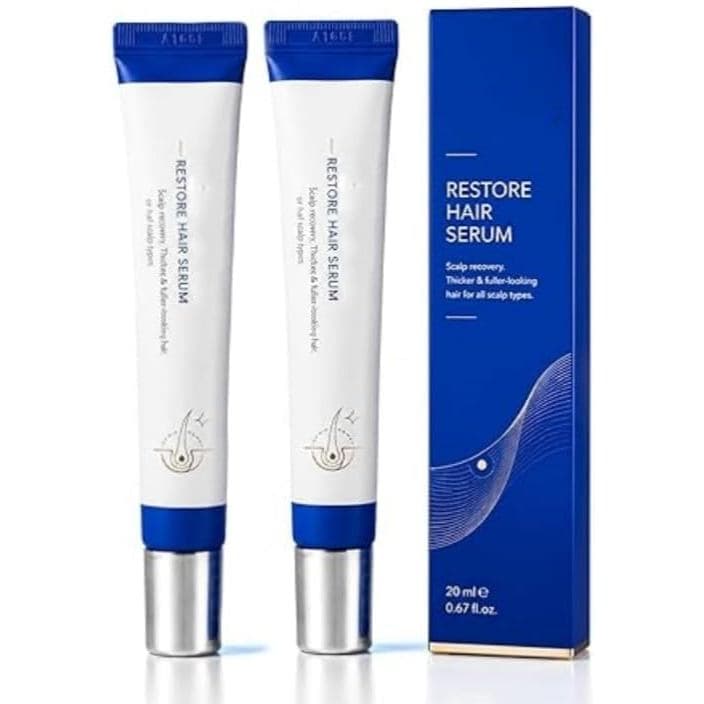 Sérum Restaurador de Cabelo, Sérum para Crescimento Capilar para Cabelos Ralos, Tratamento Capilar Coreano com Ácido Sal