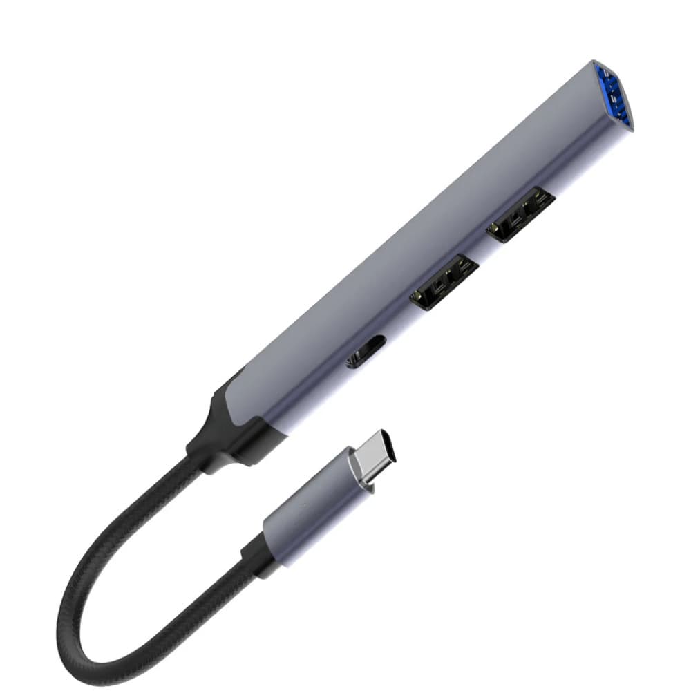 HUB USB-C Adaptador Multiportas 4 em 1 USB 3.0 USB C JC-USB-TYC